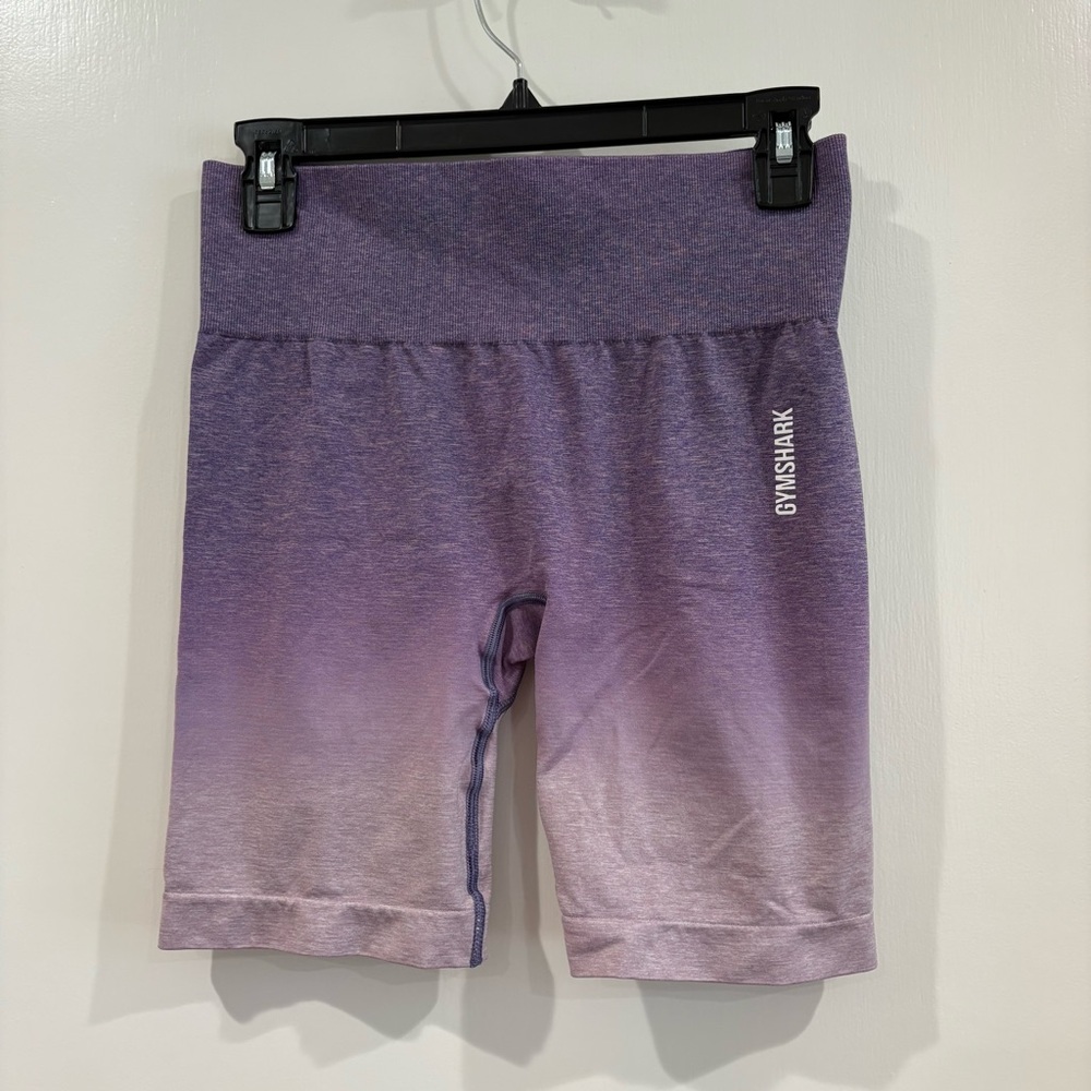 Gymshark Purple Ombre Seamless High-Rise Bike Shorts
